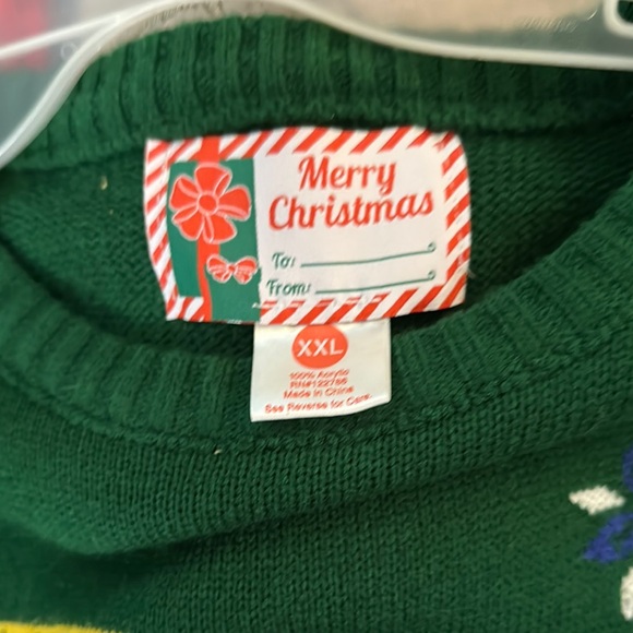 Green Nutcracker Sweater sz XXL - Picture 5 of 6